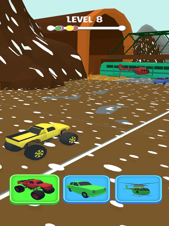 Car Shape retro nintendo Race