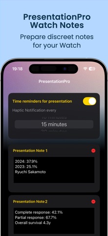 PresentationPro Watch Notes Screenshot 1 of 4