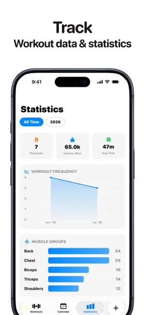 lift. - Workout Journal screenshot 4