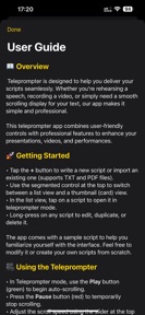 Teleprompter — Video & Mirror screenshot