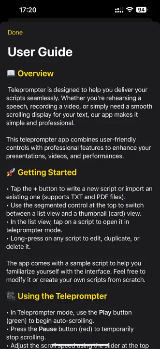Teleprompter — Video & Mirror: Screenshot 6 von 10