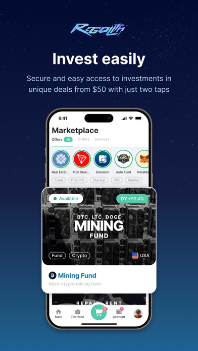 Regolith: Finance Investing Screenshot