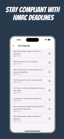 HMRC UK Tax Tools & Guide 2025 iPhone screenshot