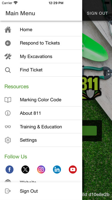 Georgia 811 Screenshot