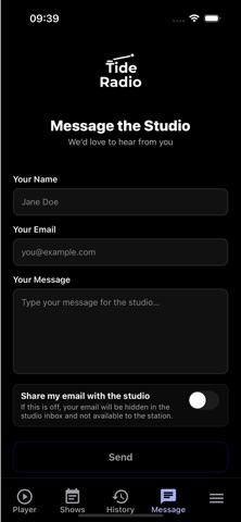 Tide Radio UK iPhone screenshot