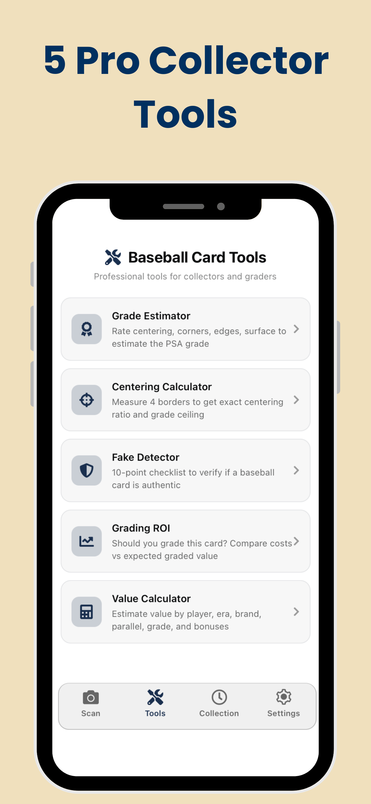 Baseball Card Value Scanner +