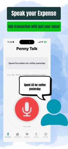 PennyTalk – Voice Budget screenshot