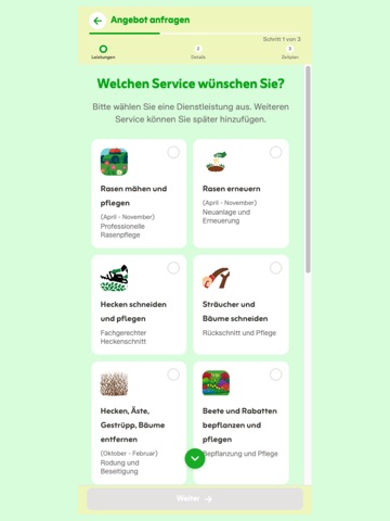 Garten-Liebling iPad screenshot