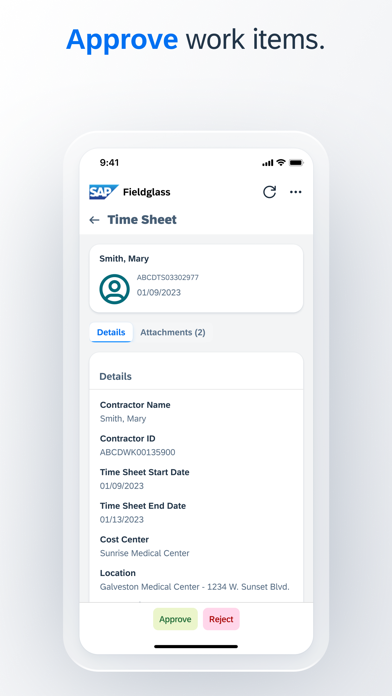 Screenshot #2 pour SAP Fieldglass Manager Hub