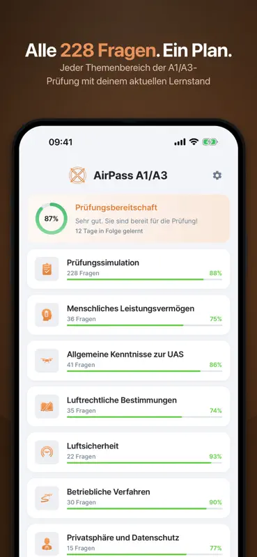 AirPass A1/A3 Drohnenprüfung screenshot 1 of 6