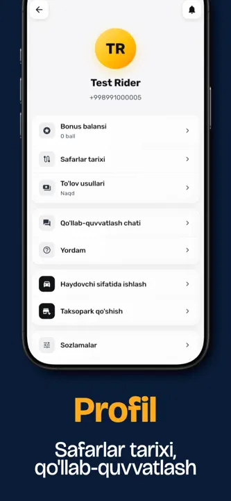 ArdaGo: Taksi va yetkazish screenshot 5