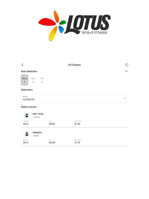 Screenshot #4 pour Lotus SPA&FİTNESS