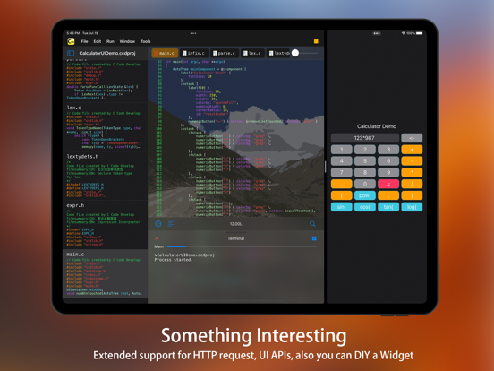 C Code Develop iPad screenshot 5 - Developer Tools app