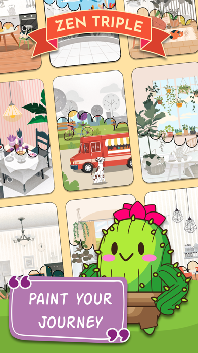 Zen Triple Cozy Grove Mahjong Screenshot