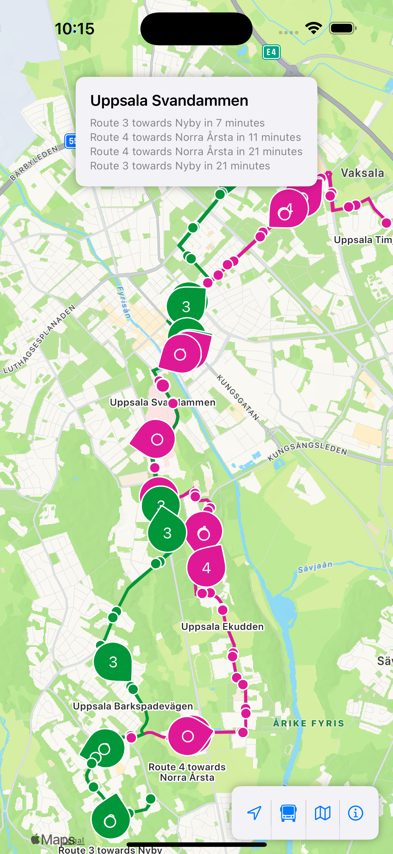 UL live map