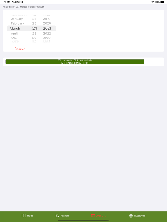 Screenshot #6 pour Valandų liturgija