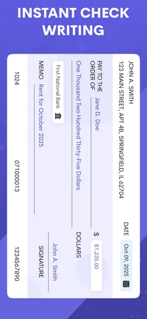 Smart Check Writer screenshot 1