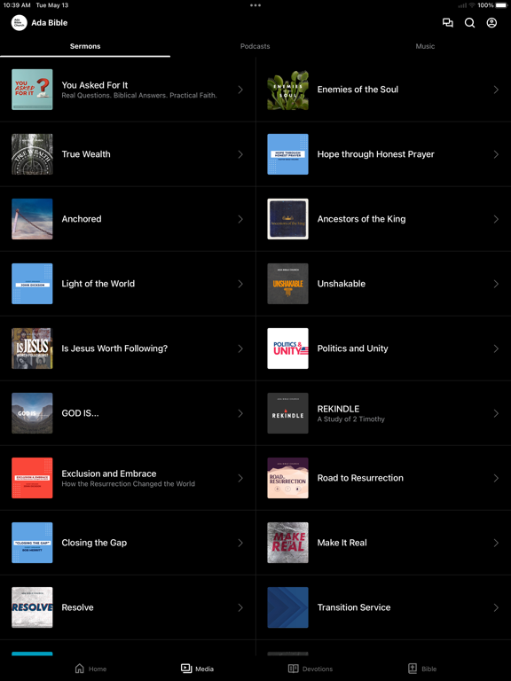 Screenshot #5 pour Ada Bible Church App