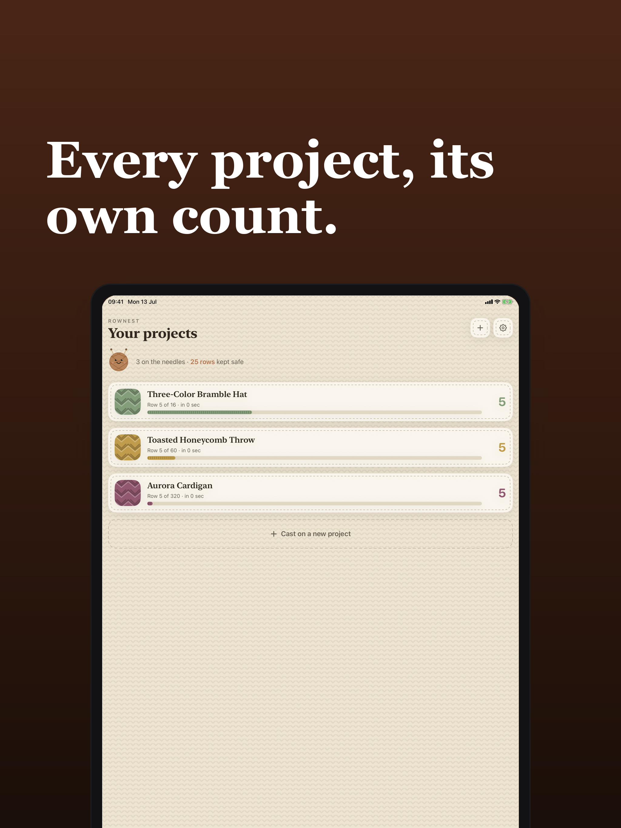 RowNest: Crochet Counter screenshot 5
