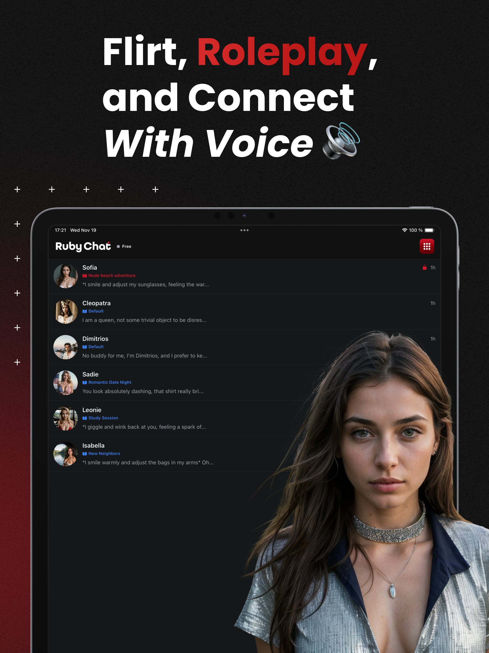 Ruby Chat: AI Girlfriend 18+