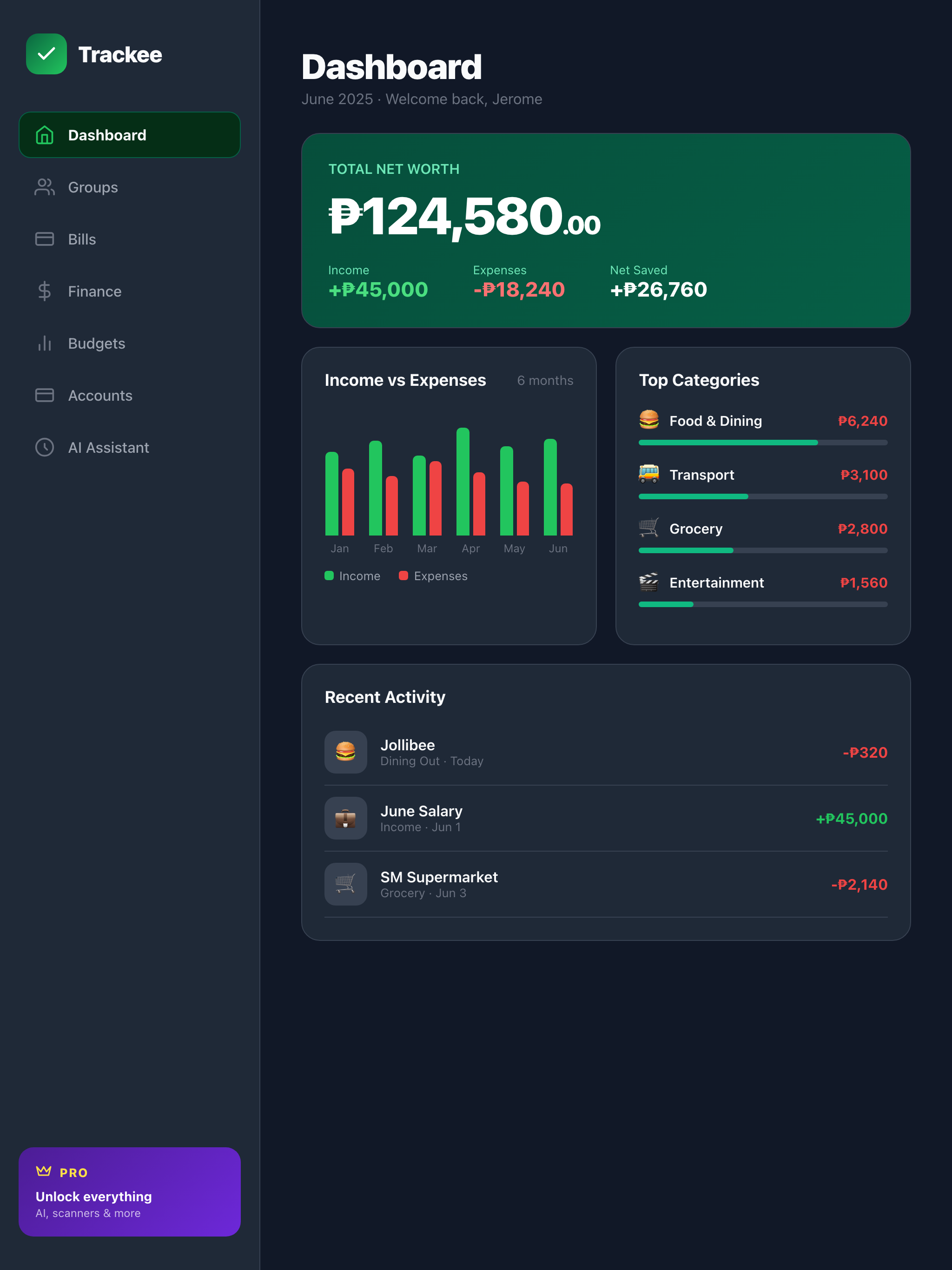 Trackee: Money, Lifestyle screenshot 11