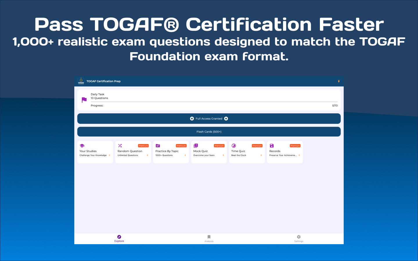 TOGAF Certification Prep