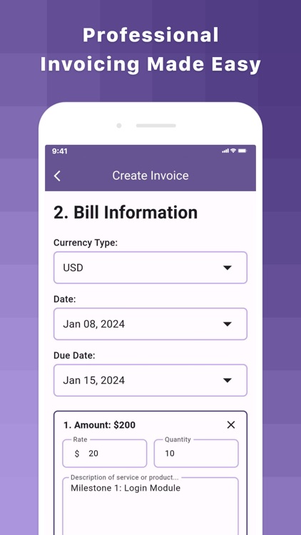 Swift Invoices screenshot-3