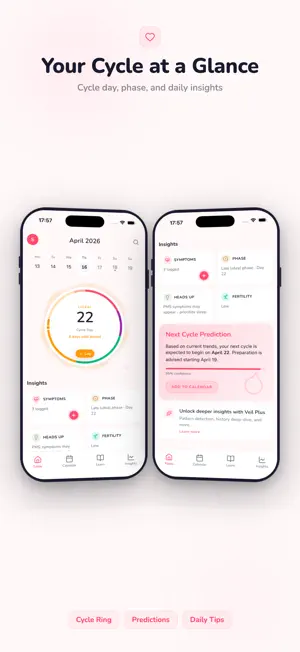 Veil Period & Cycle Tracker screenshot 2