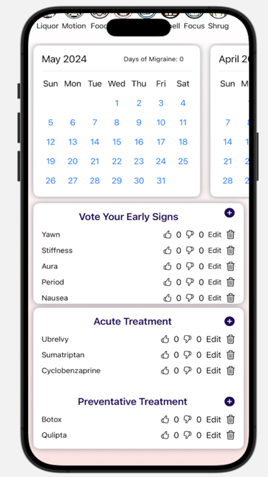 MigraineMapper Screenshot