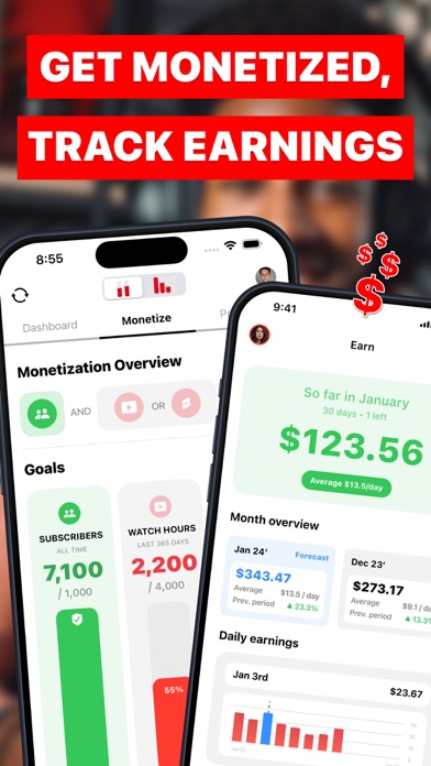 Screenshot #2 pour YT Tracker: Count Subscribers