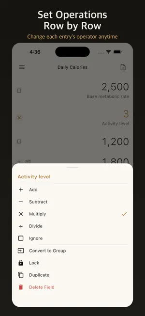 Sheet Calculator 3 screenshot 2