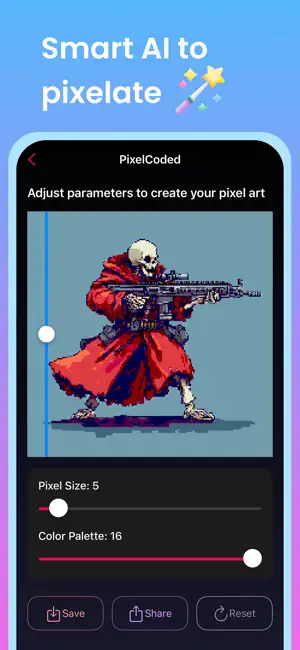 Photo to PixelArt screenshot 2