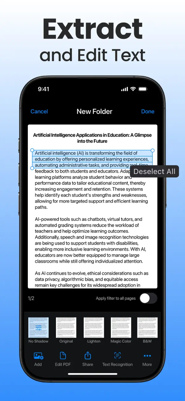 Scanner App - Scan PDF & Docs screenshot 4