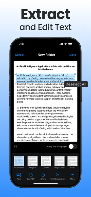 Scanner App - Scan PDF & Docs screenshot 4 of 10