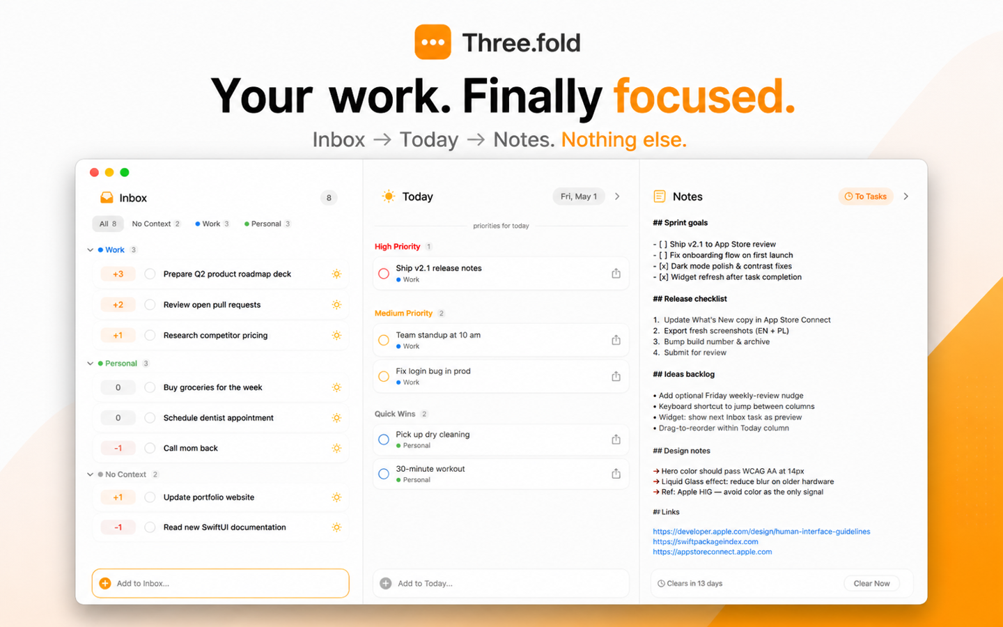 Three.fold screenshot 10