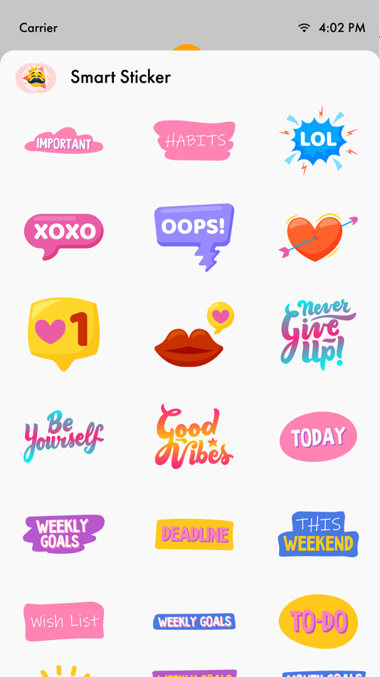 #3. Smart Stickers For iMessages (iOS) 来自: Aman Kumar