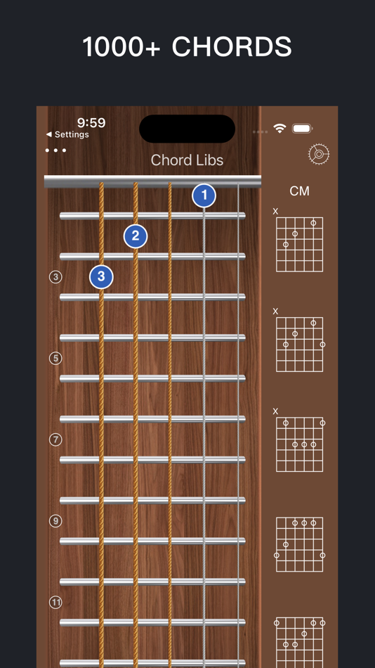 #2. Simply Tuner -Learn guitar app (iOS) Przez: 新玲 张