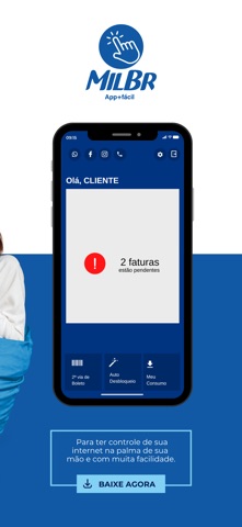 MILBR CLIENTE iPhone screenshot