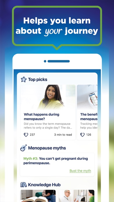 Menopause Stage - Clearblue me Screenshot