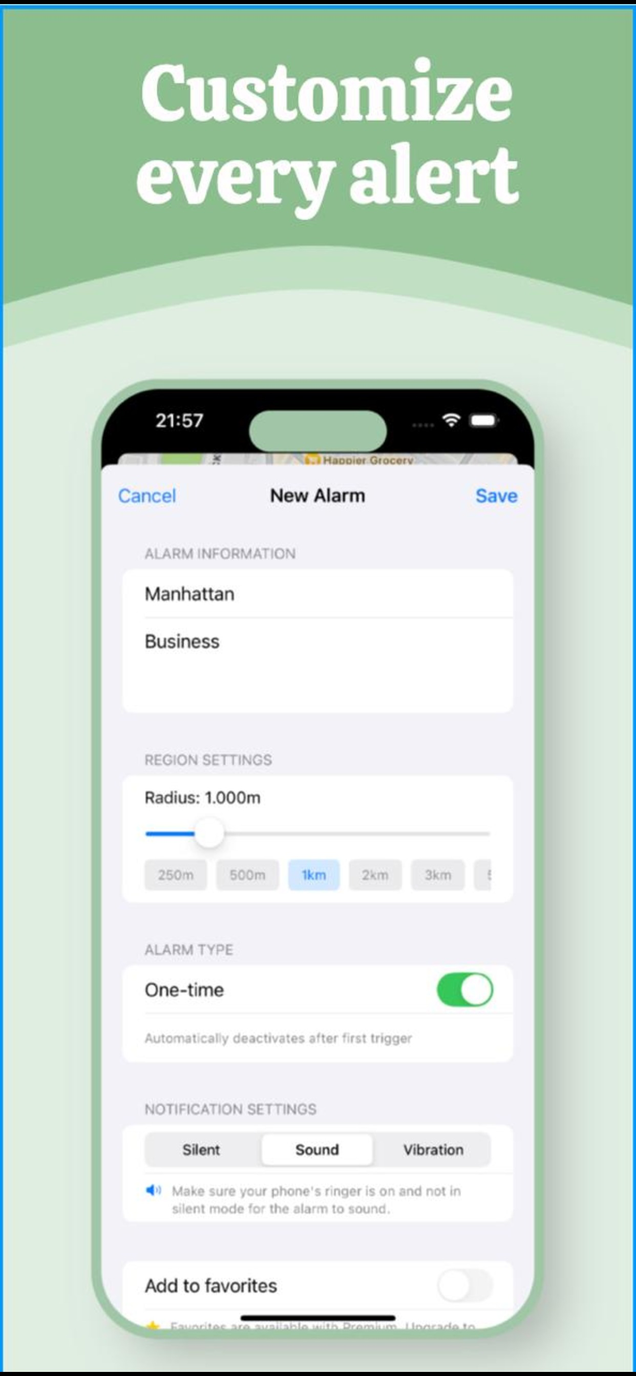 GeoAlarm – Location Alarm screenshot 4