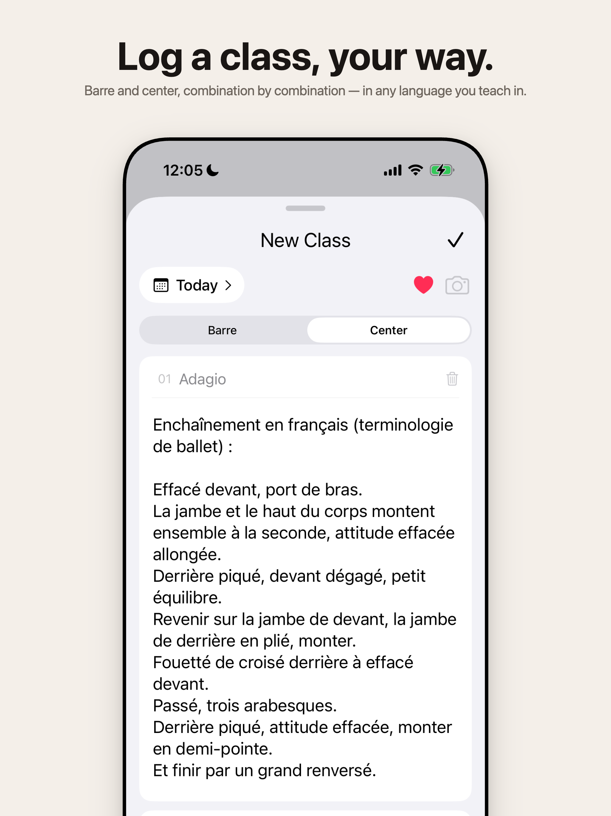 Ballet Log screenshot 8