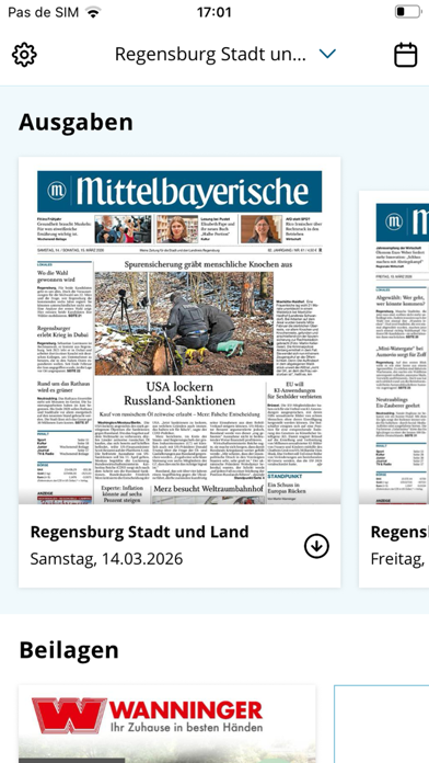 Screenshot #1 pour Mittelbayerische ePaper
