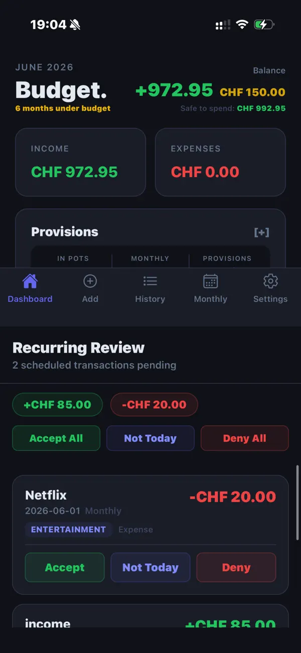 Screenshot #3 pour Budget.
