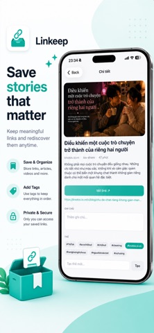 Linkeeper - Bookmark Saver iPhone screenshot