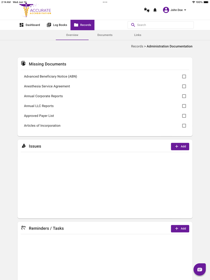 Accreditation Assistant