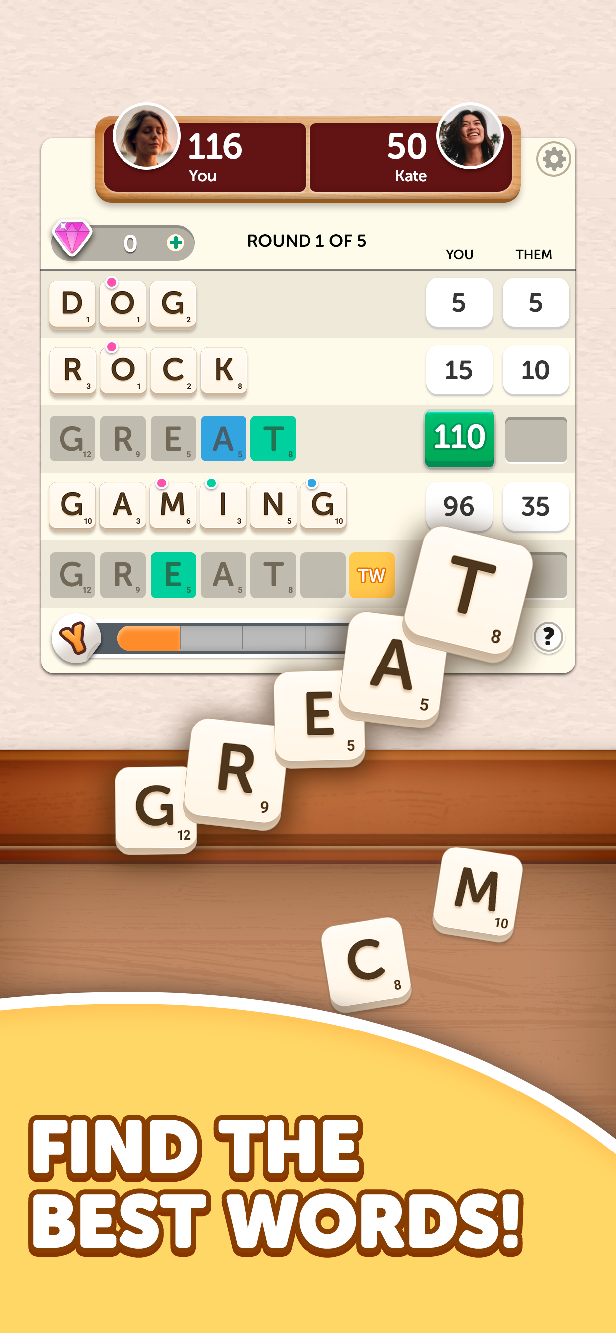 Word Yatzy - Fun Word Puzzler