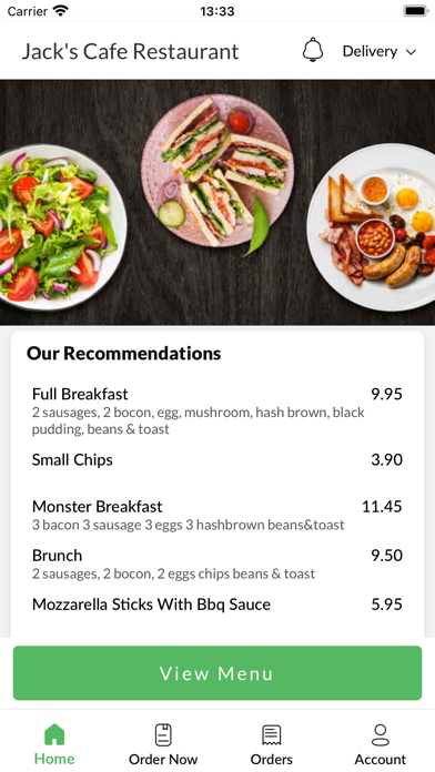 Jack's Cafe Restaurant Screenshot