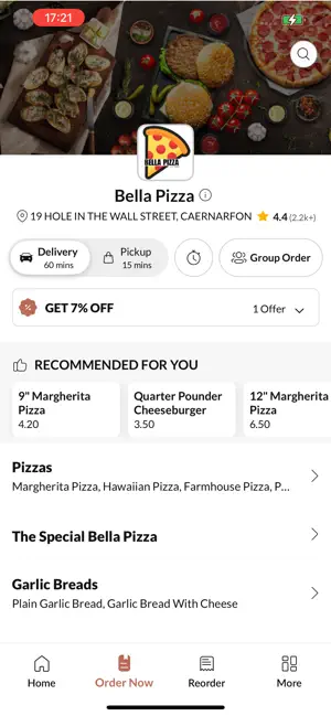Bella Pizza, screenshot 2