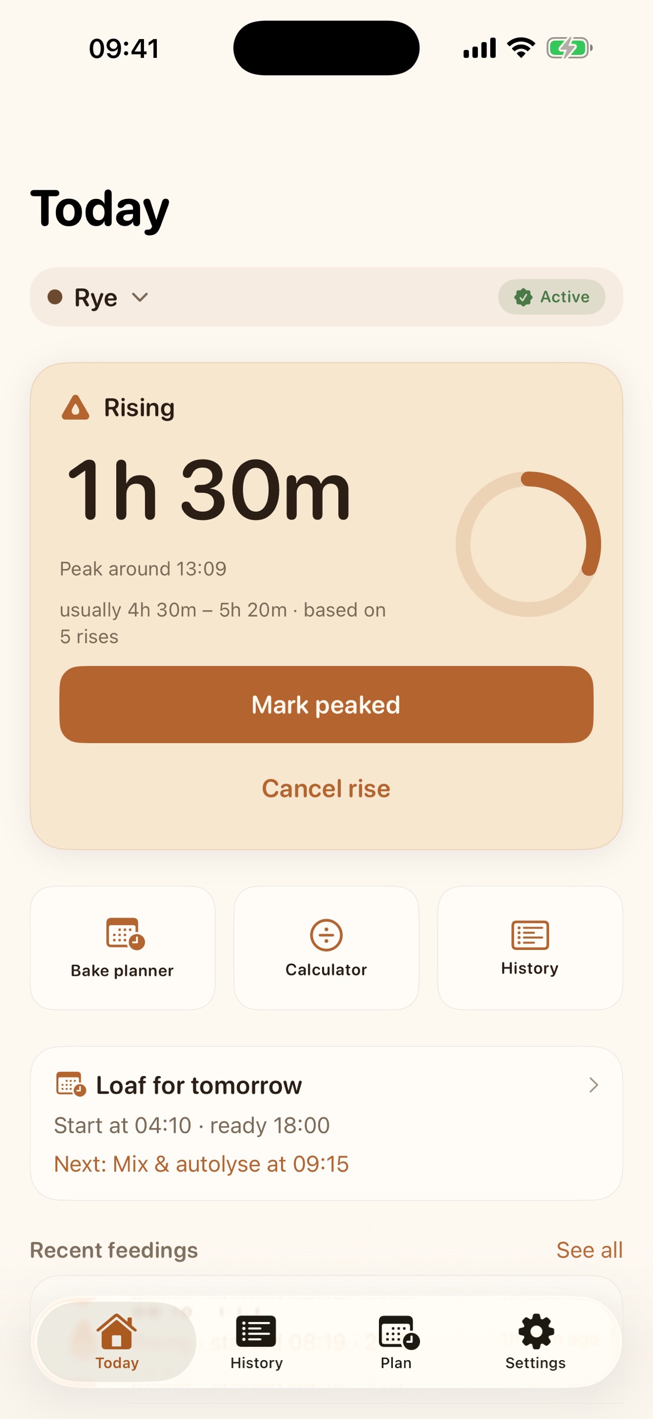Screenshot 2 of StarterLog: Sourdough Tracker