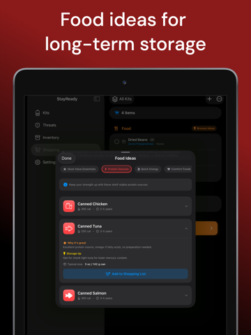 StayReady Kits iPad screenshot